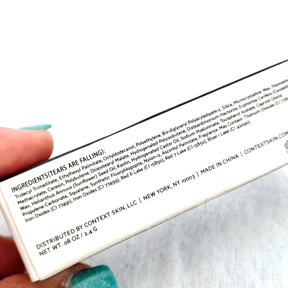 Context Matte Lipstick #116 Tears are Falling 0.08 oz. NEW